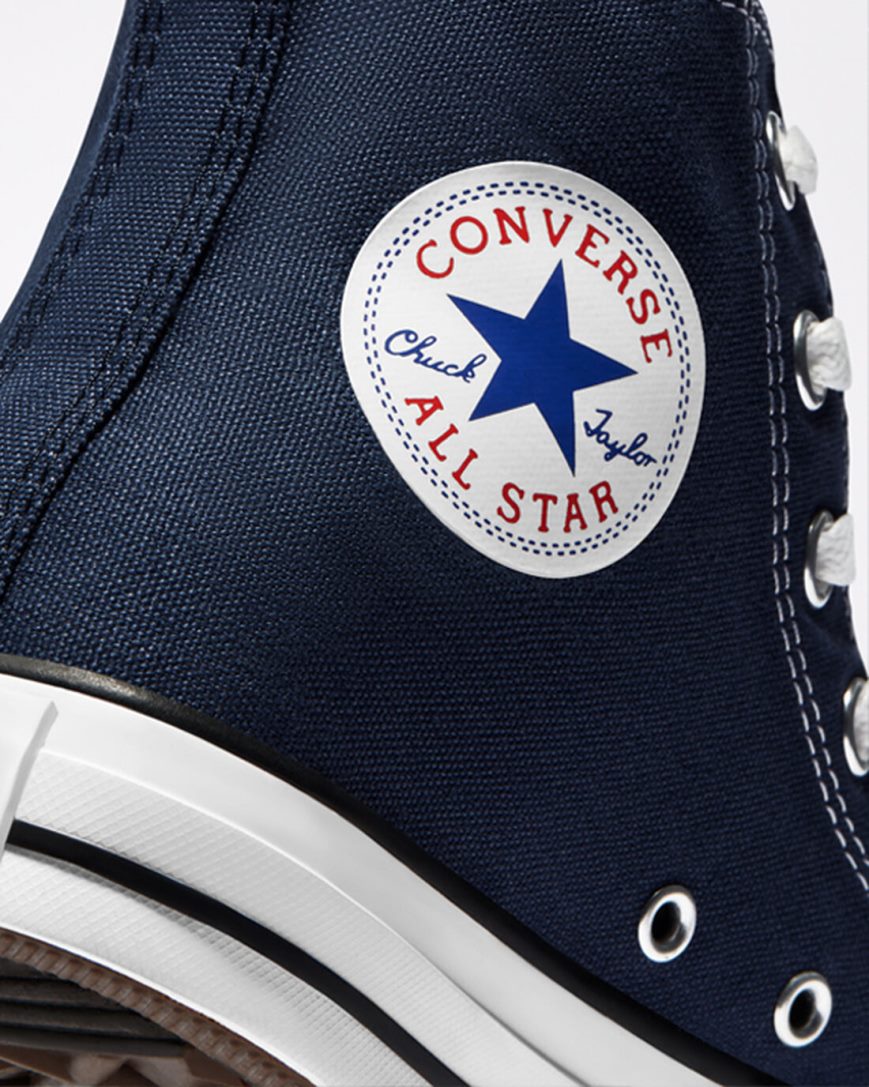 Zapatillas Altas Converse Chuck Taylor All Star Classic Mujer Azul Marino | PE 028E4L